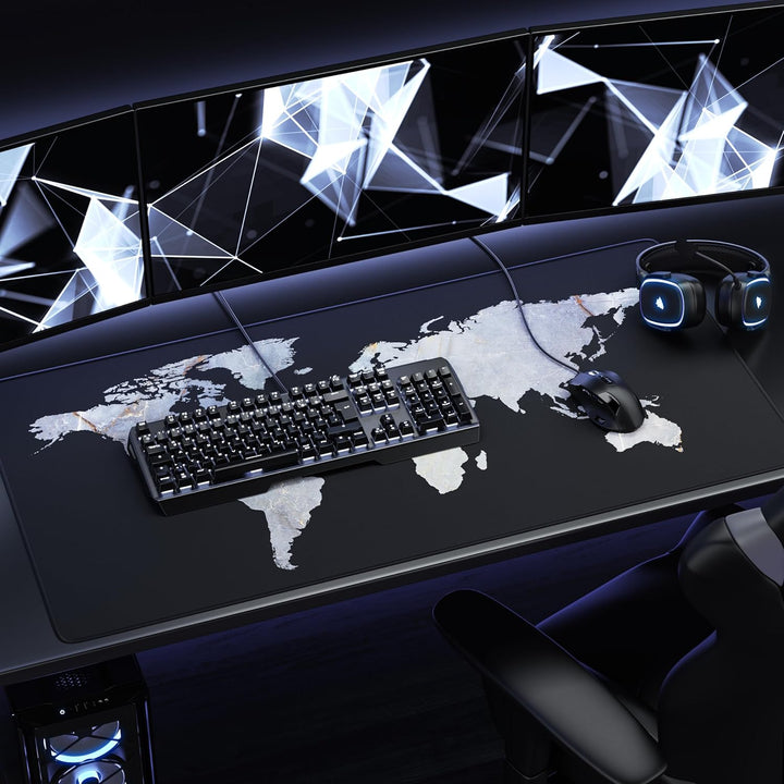 Titanwolf XXXL Übergrösse Mauspad 1200x600mm, Gaming Mousepad Gross,120x60 cm Tischunterlage Large S
