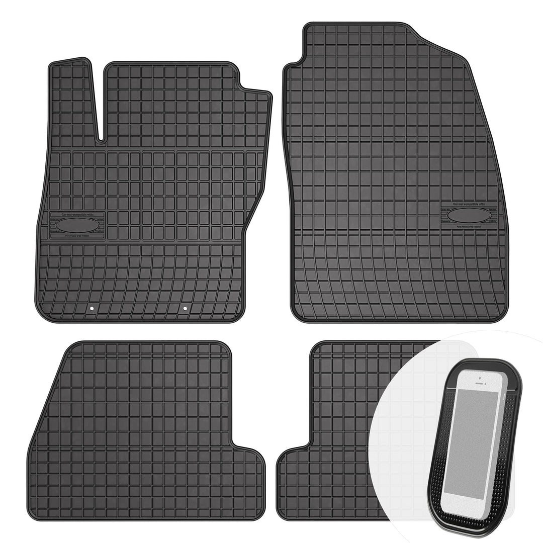 Gummimatten Auto Fussmatten Gummi Automatten Passgenau 4-teilig Set - passend für Ford Focus Mk2 200