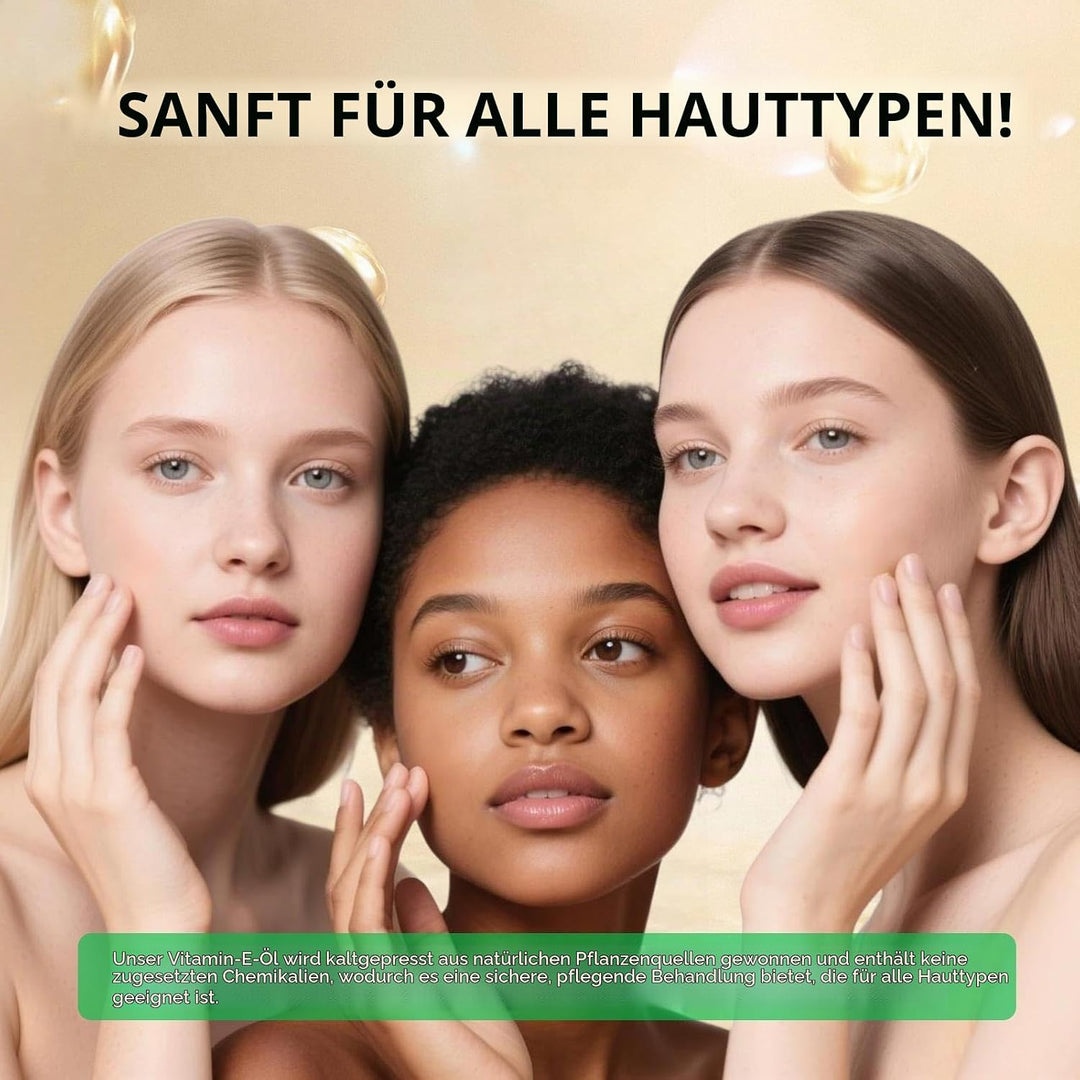Vitamin E Öl Bio für Kosmetik, Vitamin E Tropfen, 75,000 IU, 100% Reines Natürliches vitamin e Öl fü
