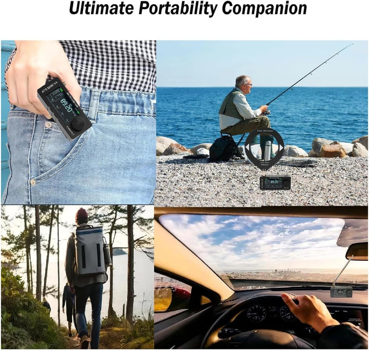 Cuifati Si4732 DSP Mini-Kurzwellenradioempfänger, AM, FM, LSB, USB, HF, SW, MW, VHF All-Band-Empfäng