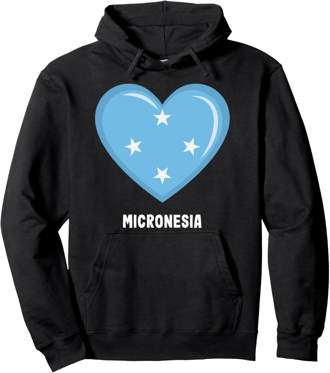 Mikronesien Flagge Hoodie | Mikronesier Pullover Hoodie