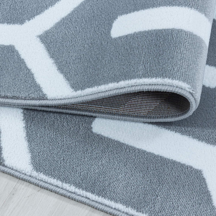 Kurzflor Wohnzimmerteppich Geometrisch Muster Soft Flur Teppich Wohnzimmer Schlafzimmer Flur Pflegel