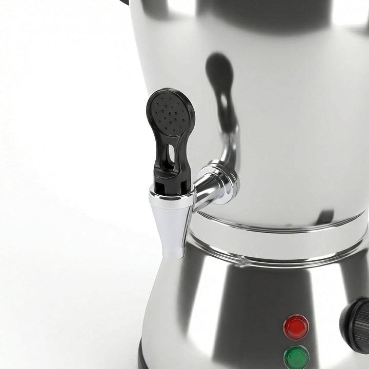 Samowar 5 L Semaver Edelstahl – Teekocher/Elektrischer Samowar für Gastronomie & Haushalt