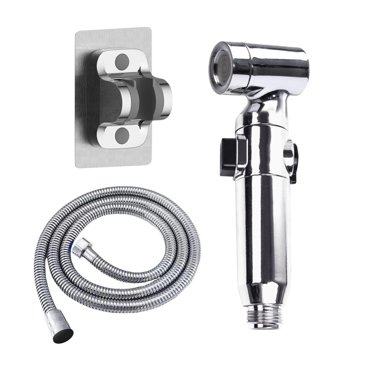 Bidet Handbrause,Bidet Brause,Handbrause Toilette,Waschbeckenbrause mit Schlauch 150 cm und Ohne Boh