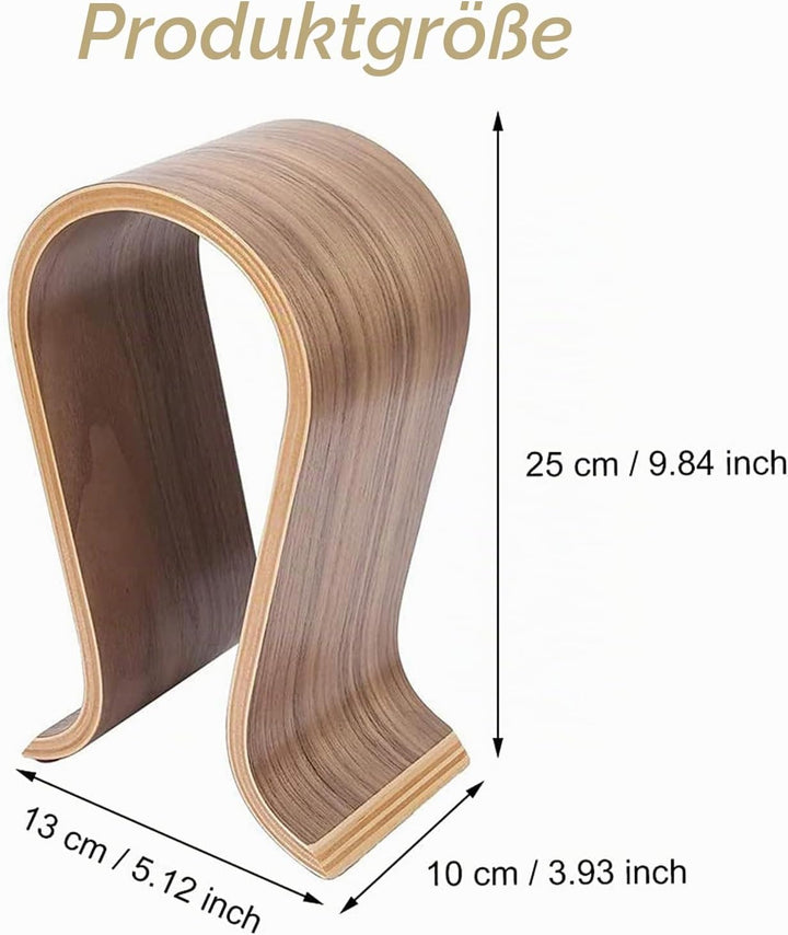 Kopfhörerhalter Holz, Kopfhörer Halter, Kopfhörer Ständer Holz, Kopfhörer Halterung, Kopfhörer Halte