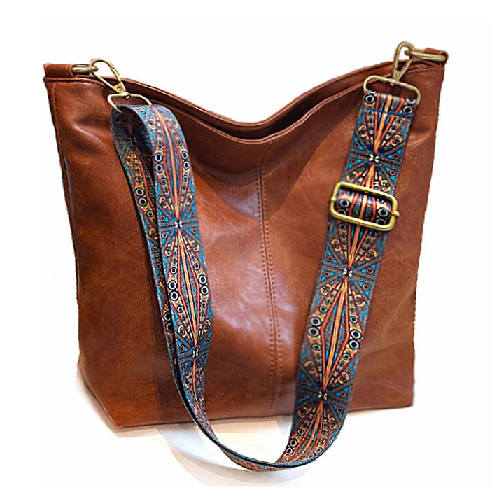 Huwzder Hobo Bags Veganes Leder Crossbody Tasche Gitarrengurt Schultergeldbörsen mit Reissverschluss