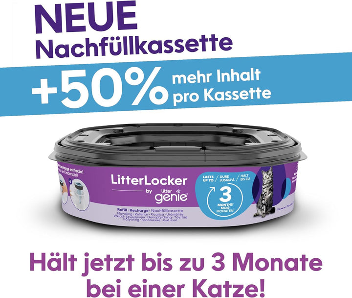 Litter Genie - LitterLocker XL-Nachfüllkassette, 3er-Pack
