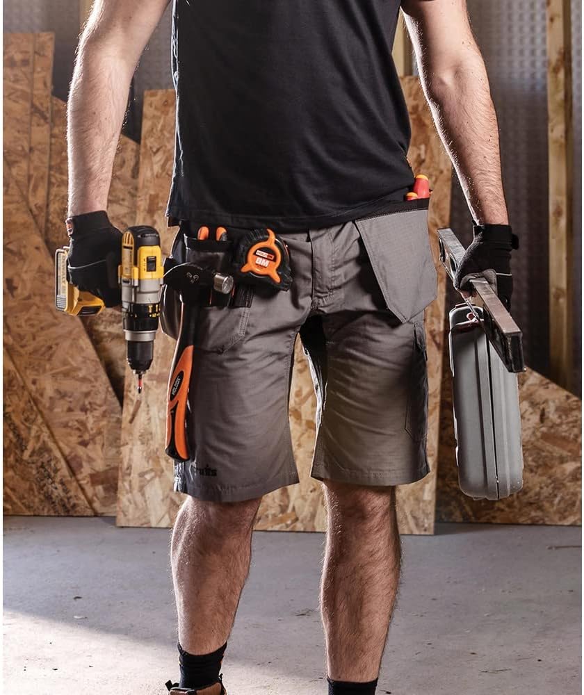 Scruffs Stretch-Arbeitshorts „Flex“, anthrazit 54 (T54653), Anthrazit 54