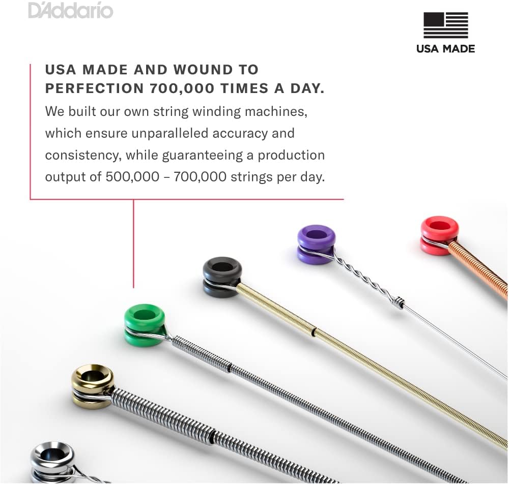 D'Addario E Bass Gitarrensaiten | Saiten E Bass | Bassgitarre Saiten | E Bass Strings | Bass Guitar