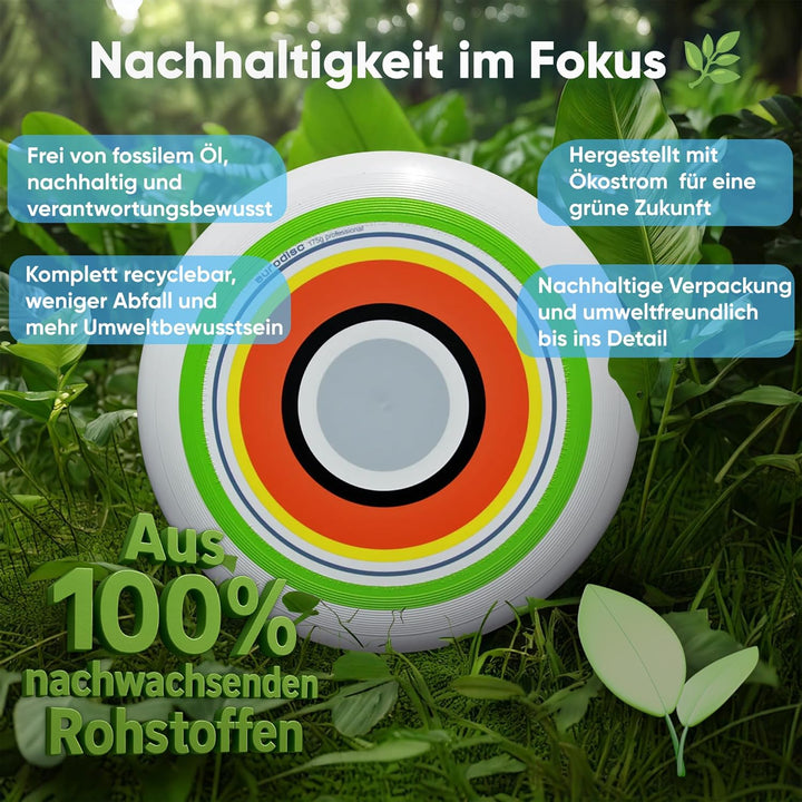 eurodisc 175g Ultimate Profi Wettkampfscheibe – Sportfrisbee mit Stabiler Flugbahn über 100 m, aus n