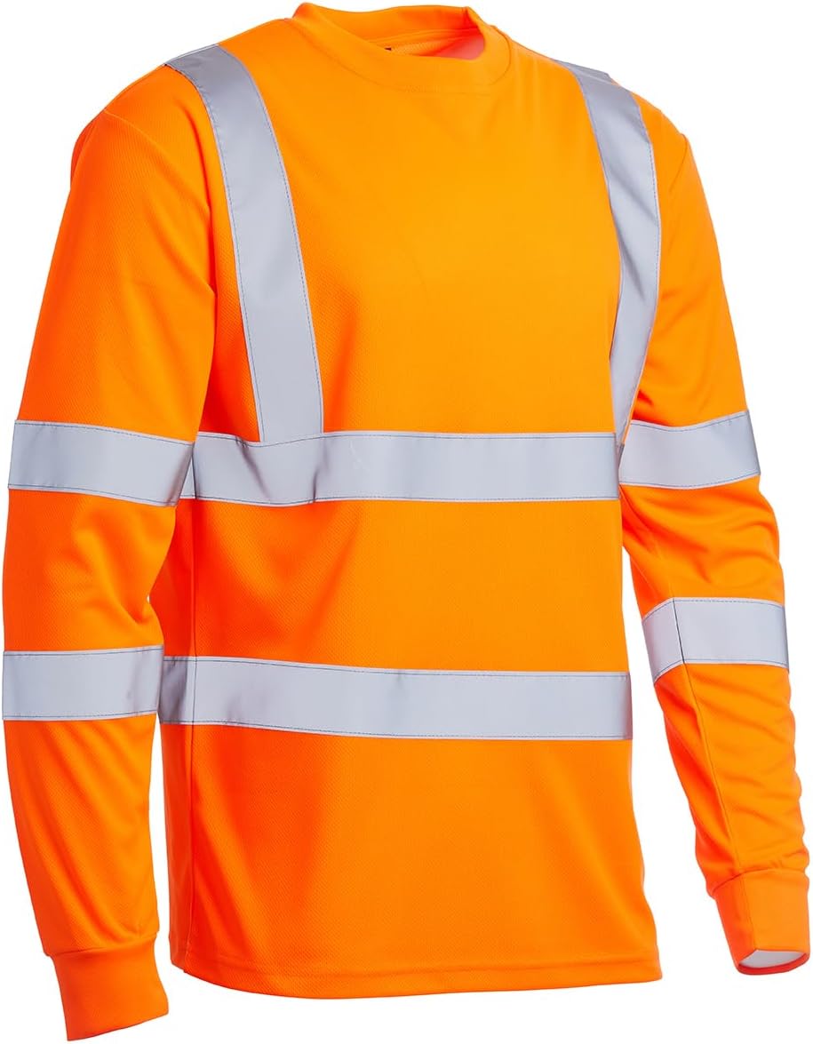 Blackrock Warnschutz-Langarm-T-Shirt L Rail Orange, L Rail Orange