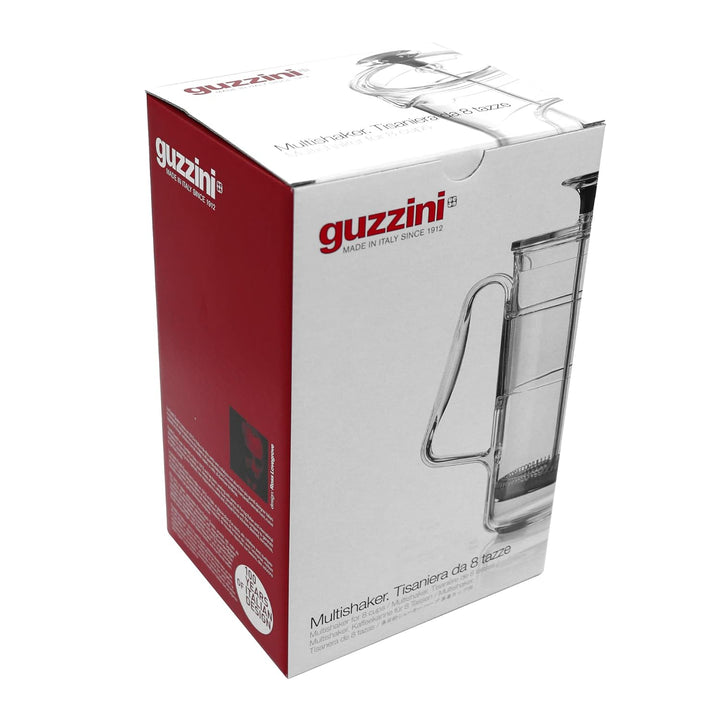 Guzzini - Gocce, Multishaker 8 Tassen - Schwarz, 16 x 10,5 x h22,5 cm | 1000 cc - 27220010