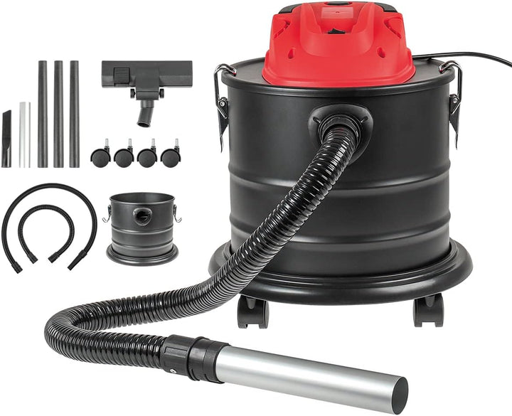 WALTER - Asche- und Trockensauger 1200 W, Aschesauger für Kamin, Kaminsauger Ascheschlucker