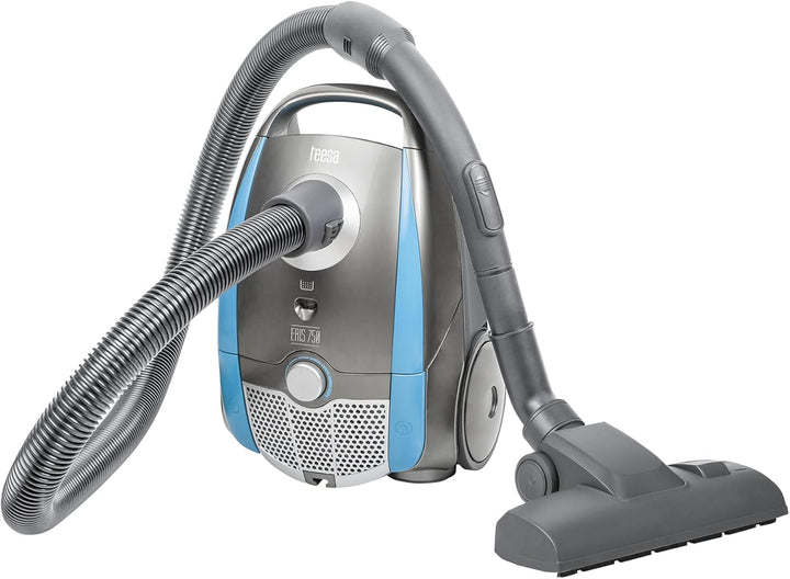 Teesa Eris 750, Staubsauger mit Beutel, TSA5011, 2.0 Liter, 750 Watt, Energieeffizienzklasse A, Ablu