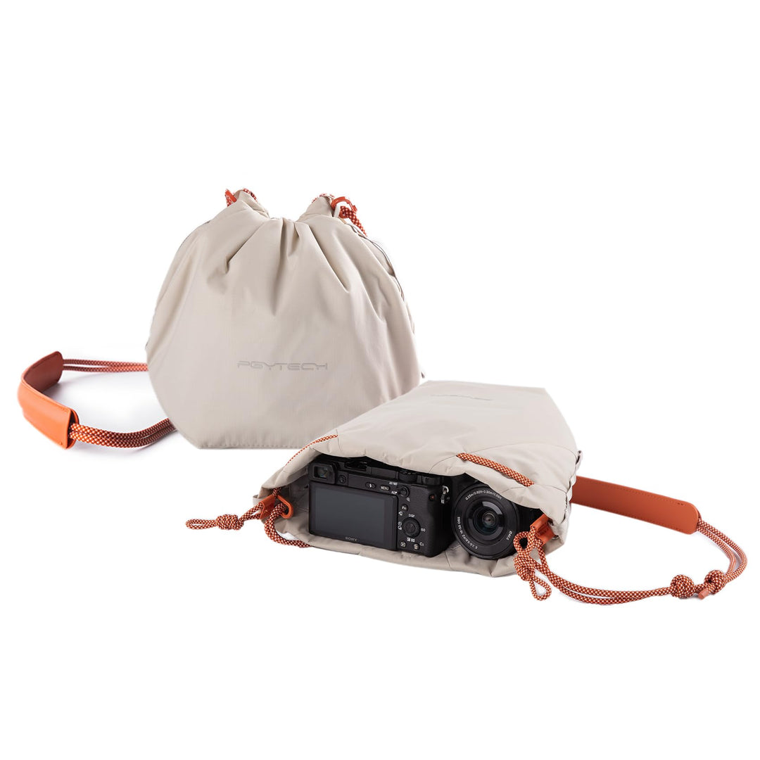 PGYTECH OneGo Kameratasche Beutel mit Kordelzug, Strassenfotografie Stylische Weiche Handetasche Sch