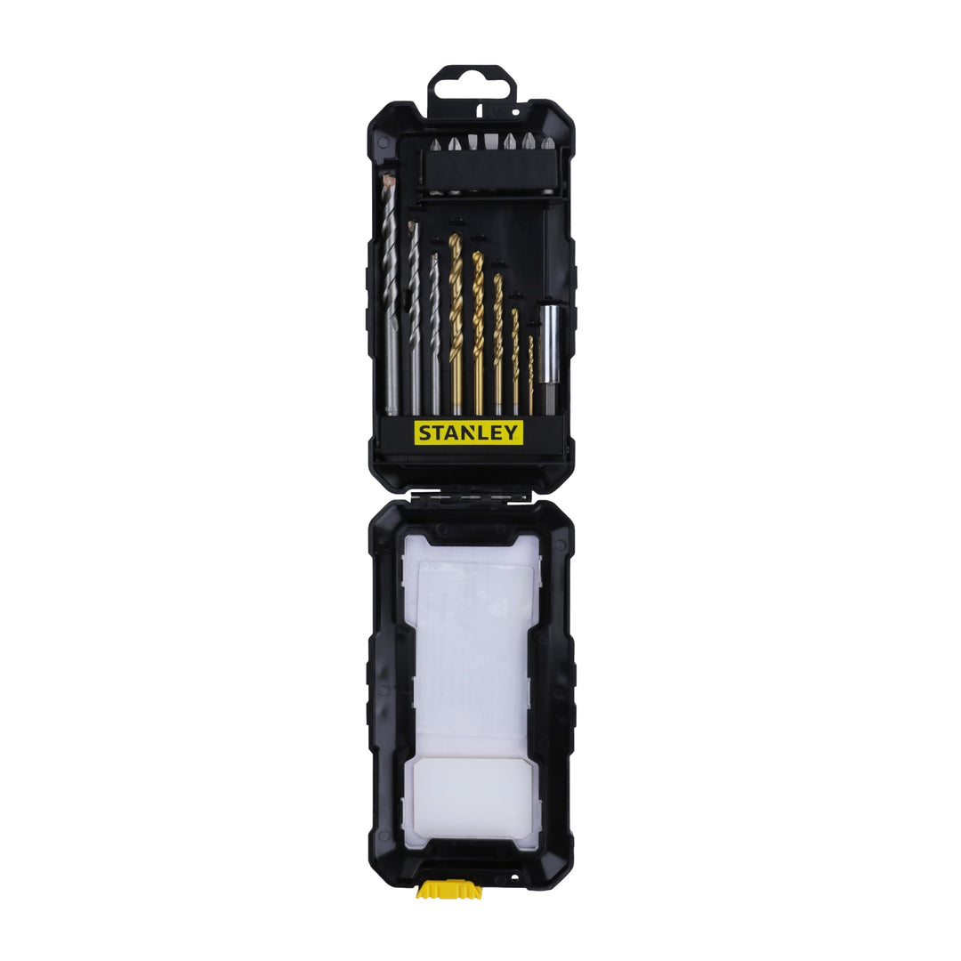 Stanley FatMax sta7221-xj Zubehör-Set Stanley 16 teilig Bohrer zum Bohren und Schrauben. 3 titan (5,