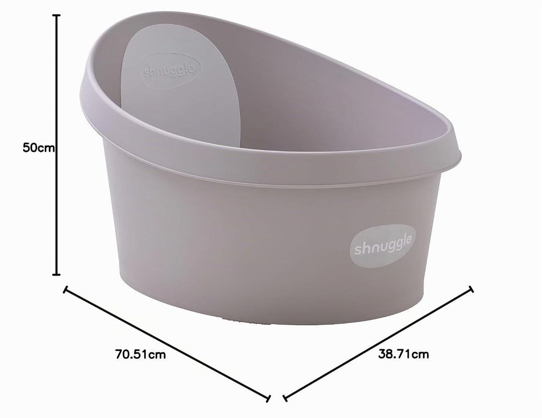 Shnuggle Kleinkind-Badewanne | Grössere Badewanne für grössere Kinder beim Baden | inklusive warmer