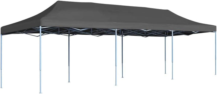 Festnight Faltzelt 3 x 9 m Anthrazit Faltpavillon Pavillon faltbar Pop-Up, UV- und Wasserbest?ndig,