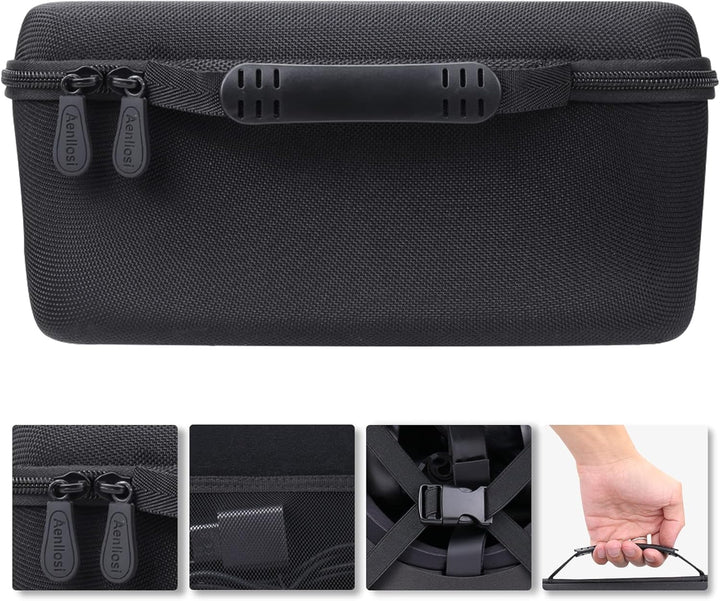 Aenllosi Hart Hülle Tasche für Meta 2/Oculus 2/PICO 4 VR Headset (Nur Tasche) (Schwarz), Schwarz