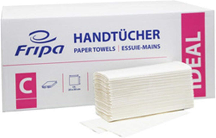 fripa 4231101 Handtuchpapier Ideal, 250 x 500 mm, C-Falz, hochweiss
