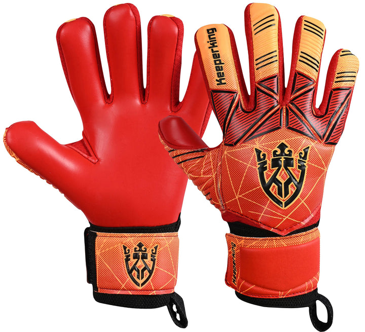 Keeperking Torwarthandschuhe Erwachsene Kinder Jugend mit und ohne Fingerschutz Fussballhandschuhe a