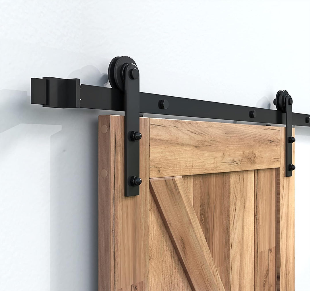 WDB Schiebetürbeschlag Schiebetürsystem - Barn Door Schiebetür Laufschienen - Komplett Set für Eine