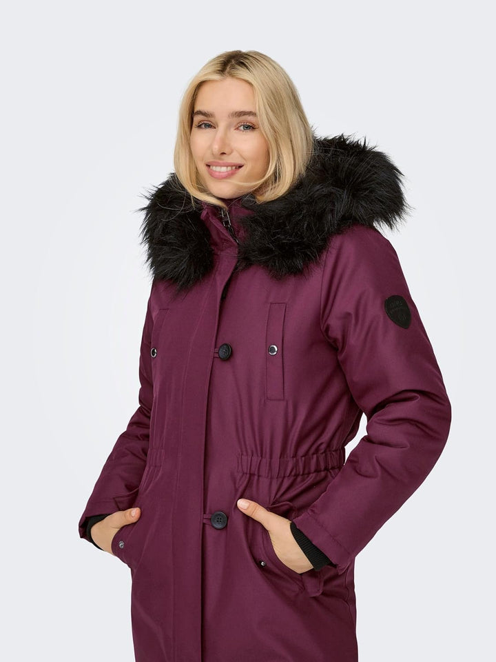 ONLY Female Langer Parka ONLIRIS Langer Parka M Fig, M Fig