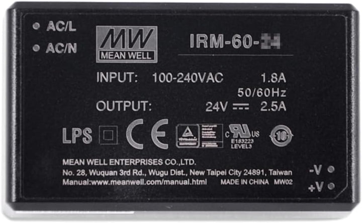 Mean Well IRM 60W 5A Schaltnetzteil IRM-60-5, IRM-60-5