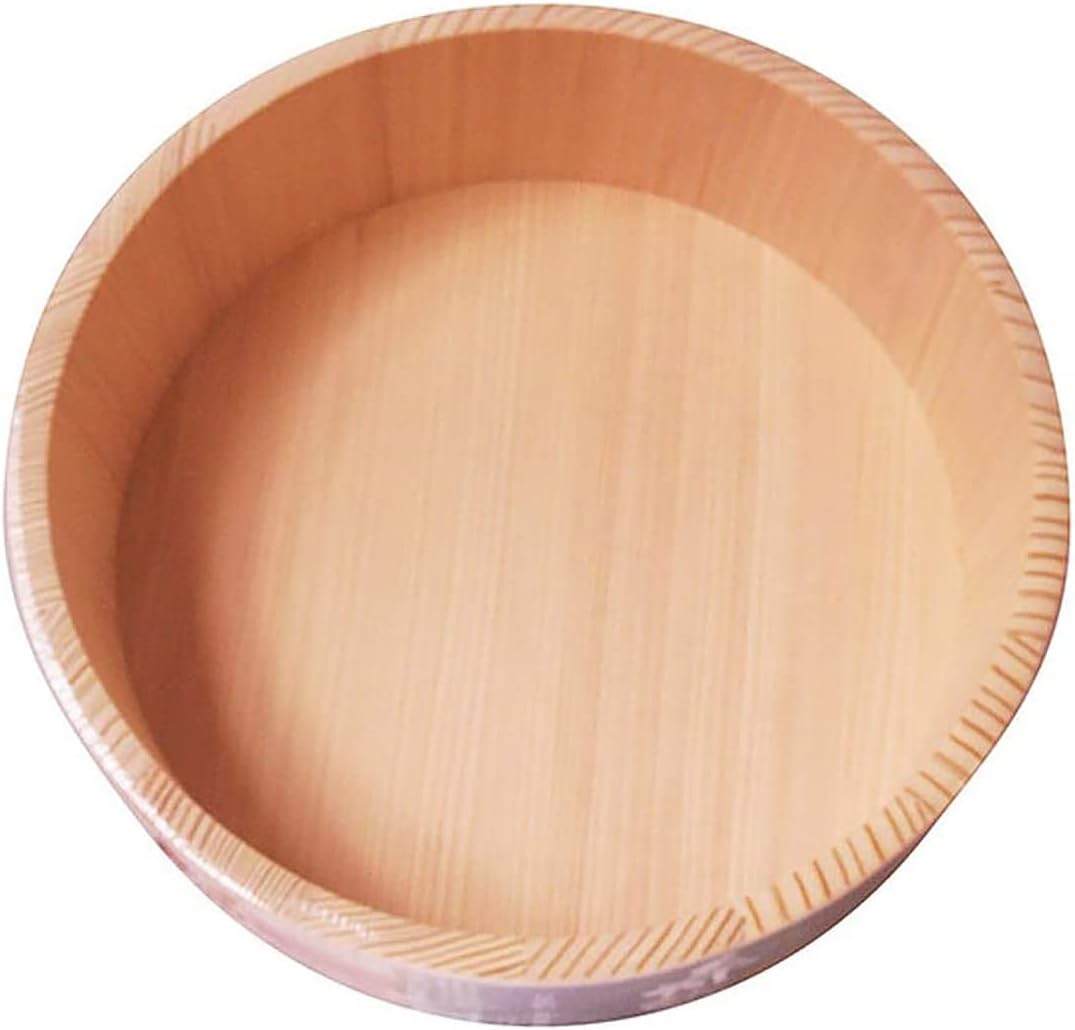 TIKUSAN Holz Hangiri Sushi Reis Rührwanne PP Band Made in Japan aus Momi Fir Sushi Reisschale Sushi