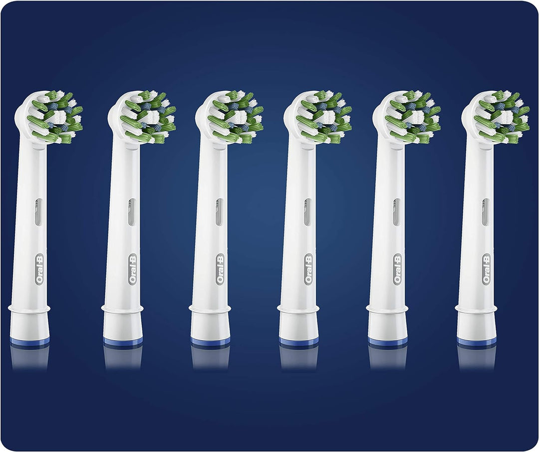 Oral-B Cross Action Elektrische Zahnbürstenkopf mit CleanMaximizer-Technologie, abgewinkelte Borsten