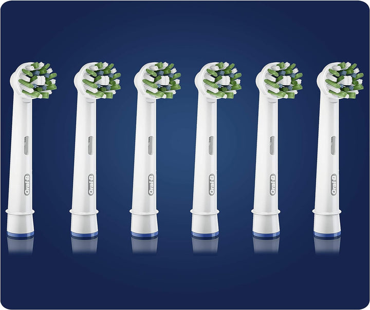 Oral-B Cross Action Elektrische Zahnbürstenkopf mit CleanMaximizer-Technologie, abgewinkelte Borsten