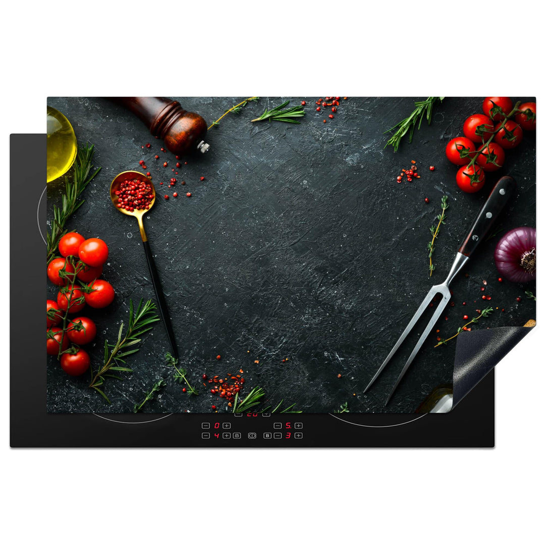 Herdabdeckplatte 80x52 cm Einteilig Herdabdeckung Abdeckplatte für Ceranfeld Abdeckung Induktionskoc