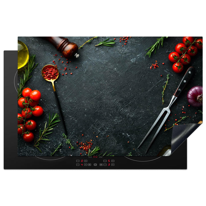 Herdabdeckplatte 80x52 cm Einteilig Herdabdeckung Abdeckplatte für Ceranfeld Abdeckung Induktionskoc