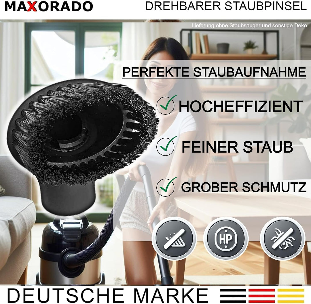 Set Staubpinsel Düse Möbelpinsel für Einhell TC, TE, TP Serie TC-VC 1825 1820 S 1930 18/15 Li-Solo 1