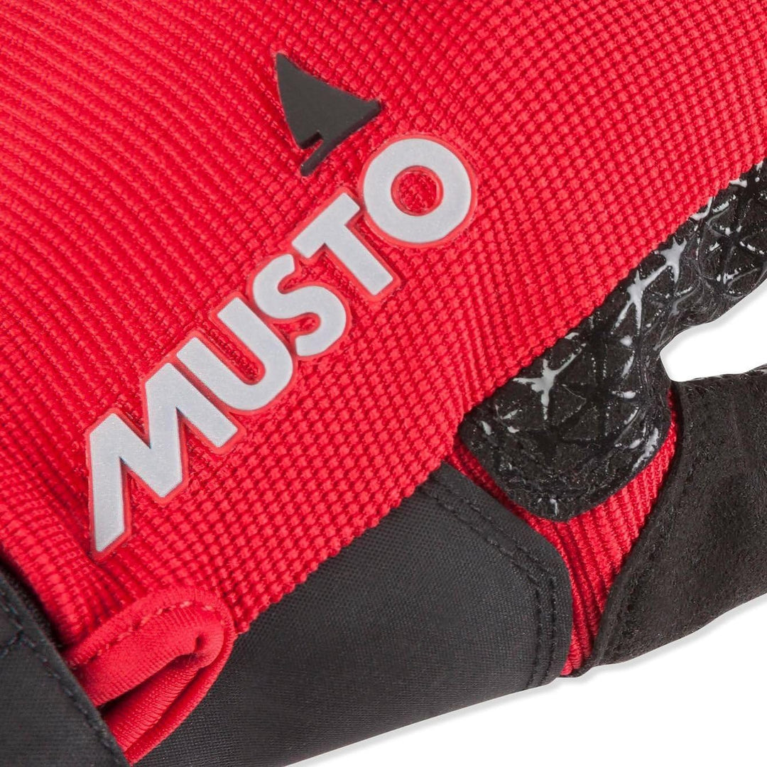 Musto Perfomance Segeln Yachting und Dinghy Lange Fingerhandschuhe Schwarz - Erwachsene Unisex - Lei
