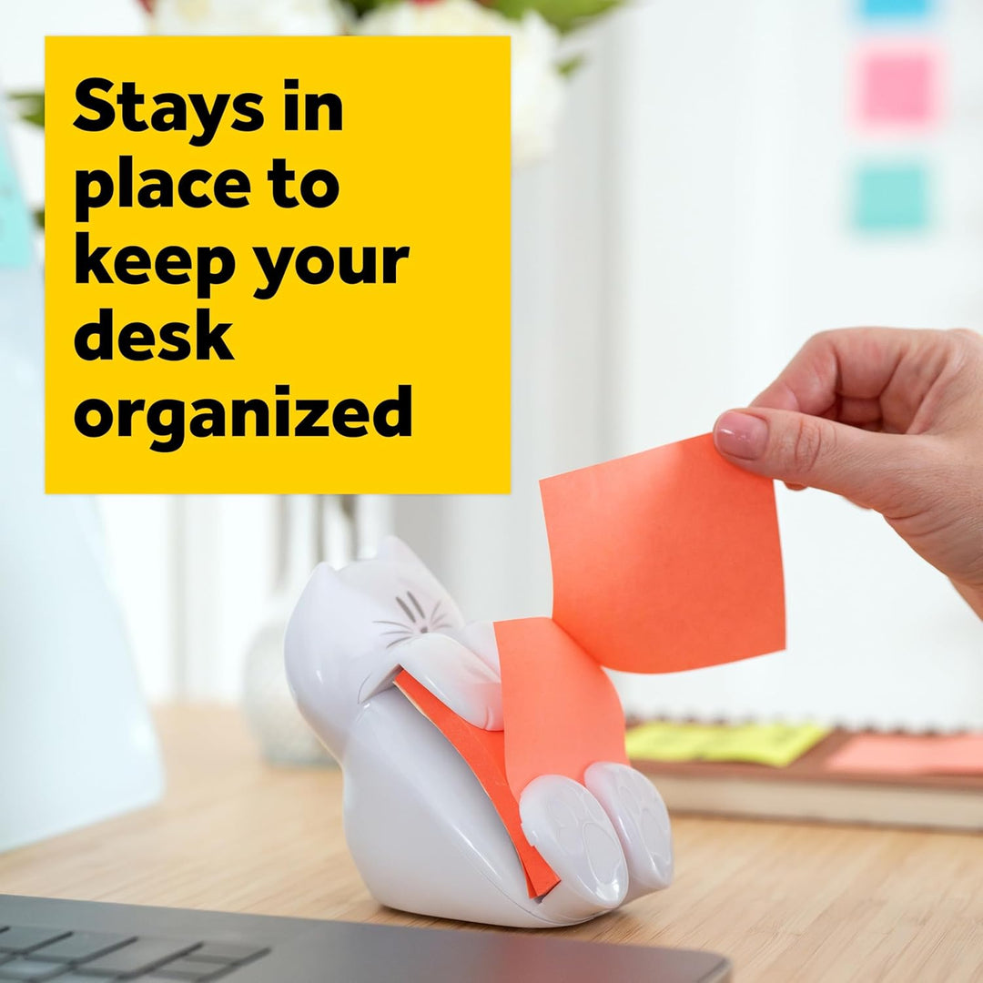 Post-it Pop-Up-Notizspender, Katzen-Design, 7,6 x 7,6 cm, 1 Spender/Packung (CAT-330, weiss) Katzens