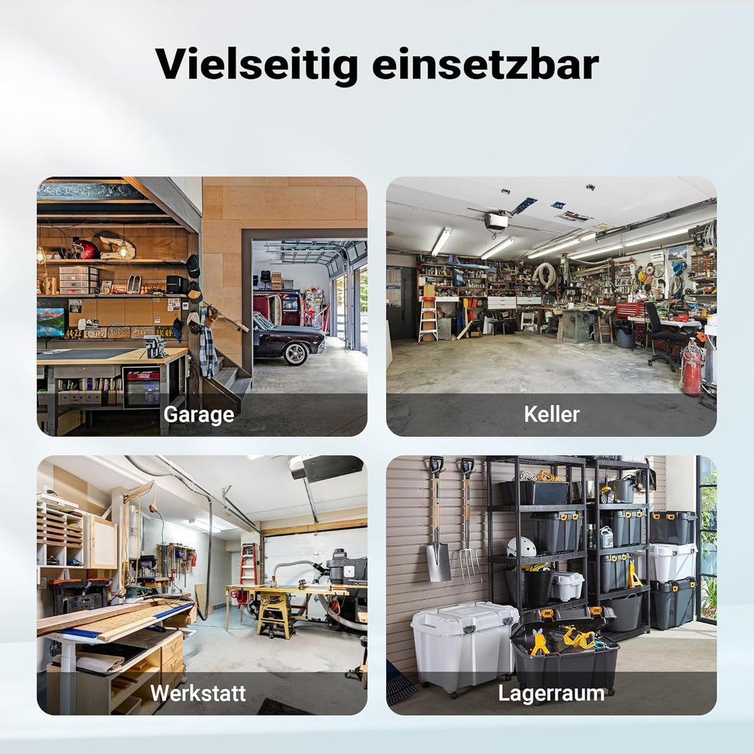 Wiltec Werkzeugkiste 530x200x250mm aus Stahl mit 7 Fächern, beständiger Werkzeugkasten mit Handgriff