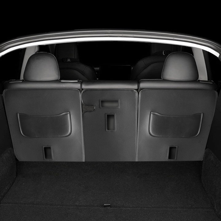 TOPABYTE Rücksitzbezug Rücksitzbezug für Tesla Model Y 2020-2024 Zweite Sitzreihe Rückenlehnenschutz