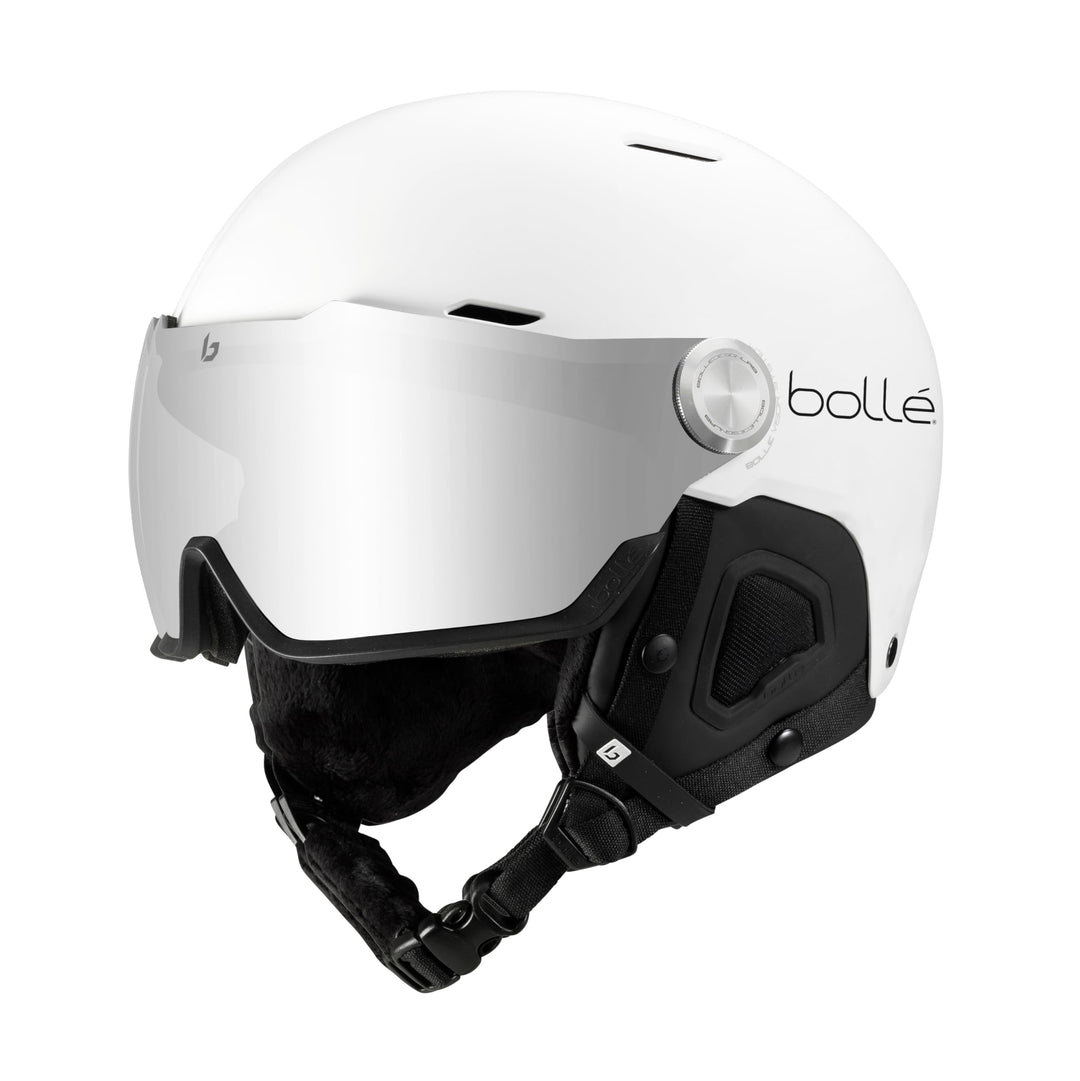bollé Might Visor Skihelm - Photochromic Silver Mirror Cat 1-2 M Weiss-Matt, M Weiss-Matt