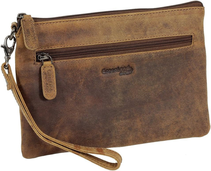 Leder Banktasche Bankmappe Geldtasche Belegtasche Dokumententasche Geldscheintasche mit hochwertigen