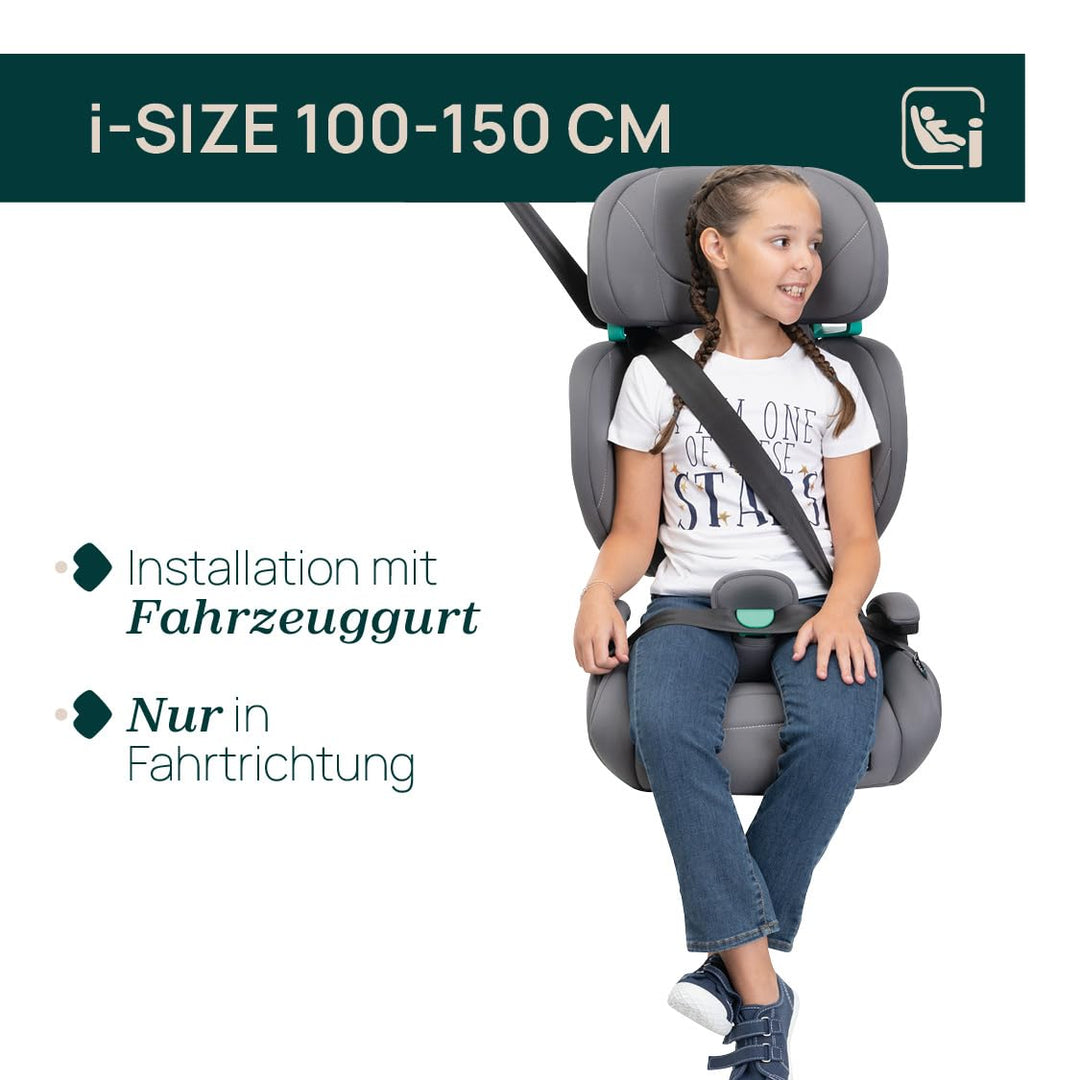 Chicco Quizy Lite i-Size, Kinderautositz 3-12 Jahre (100-150 cm), Gewicht 15-36 kg, einfach einzubau