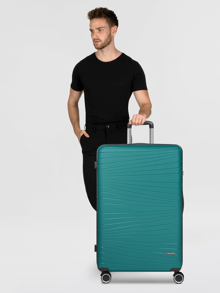 Franky Dallas 3.0 Hartschalen-Trolley mit 4 Rollen 75cm | Ausgestattet mit TSA-Schloss, Leicht | Car