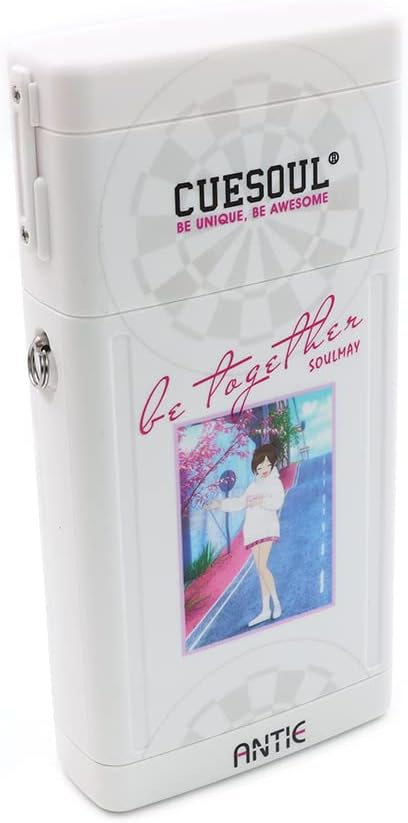 CUESOUL ANTIE Hard Dart Case, Hält 6 Dartpfeile mit Stahlspitze/Softspitze und zusätzliches Zubehör,