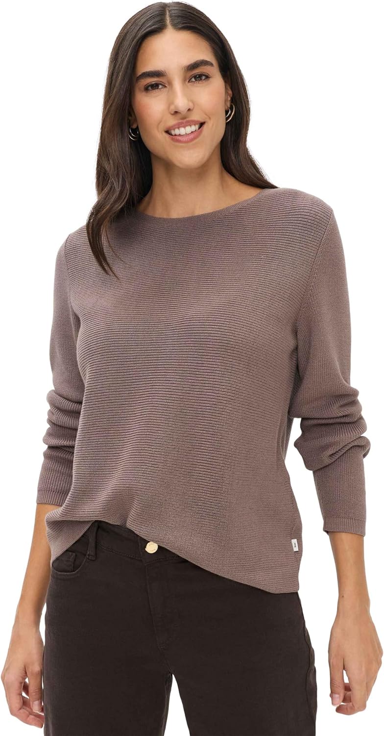 BRAX Feel Good Style Lesley Damen Strickpullover 36 50 Warm Greige, 36 50 Warm Greige