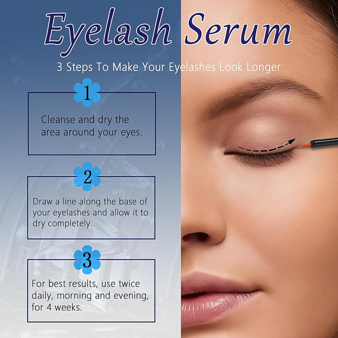 Wimpernserum Ohne Hormone, Wimpernwachstumsserum, Lash Serum Augenbrauenverstärker, Wimpernserum für