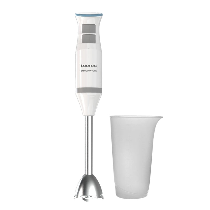 Taurus - Stabmixer 1200 Pure | 1200W | Leistungsregler & Turbo | Ergonomisches Design | Edelstahlmix