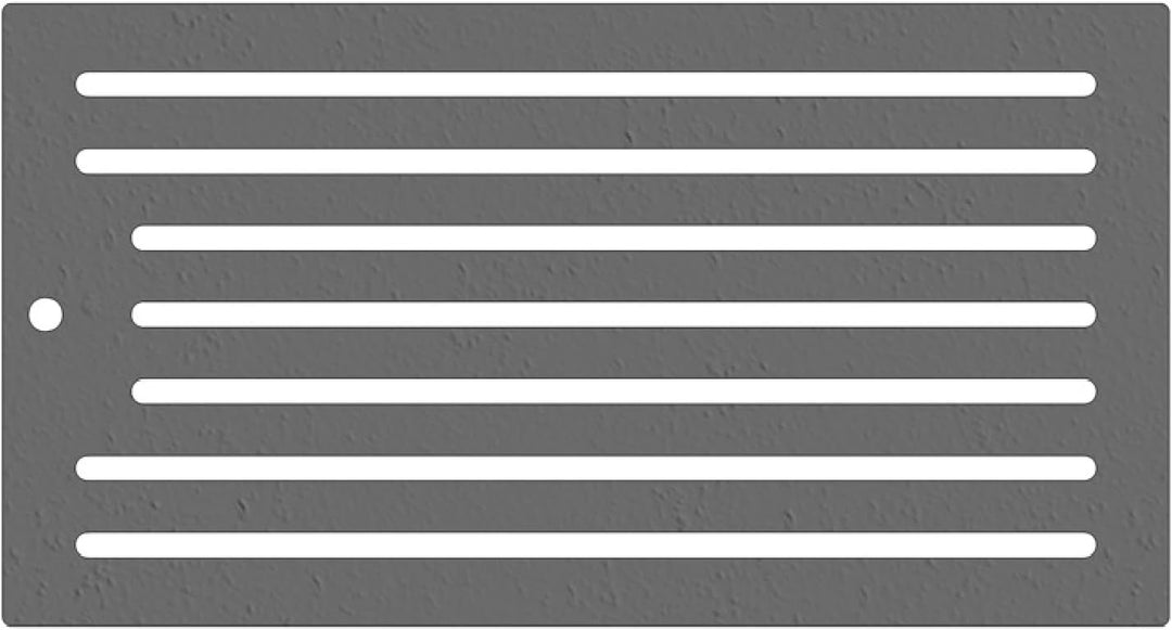 Kaminrost/Ascherost Eckig 273 x 146 x 10 mm passend für La Nordica ** Kaminöfen inkl. Modellübersich