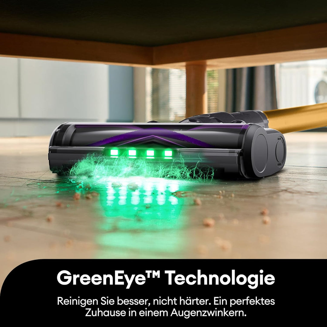 Ultenic U20 Akku Staubsauger, 55000Pa/ 600W/60Min Staubsauger Kabellos Mit Selbststehendes Design, F