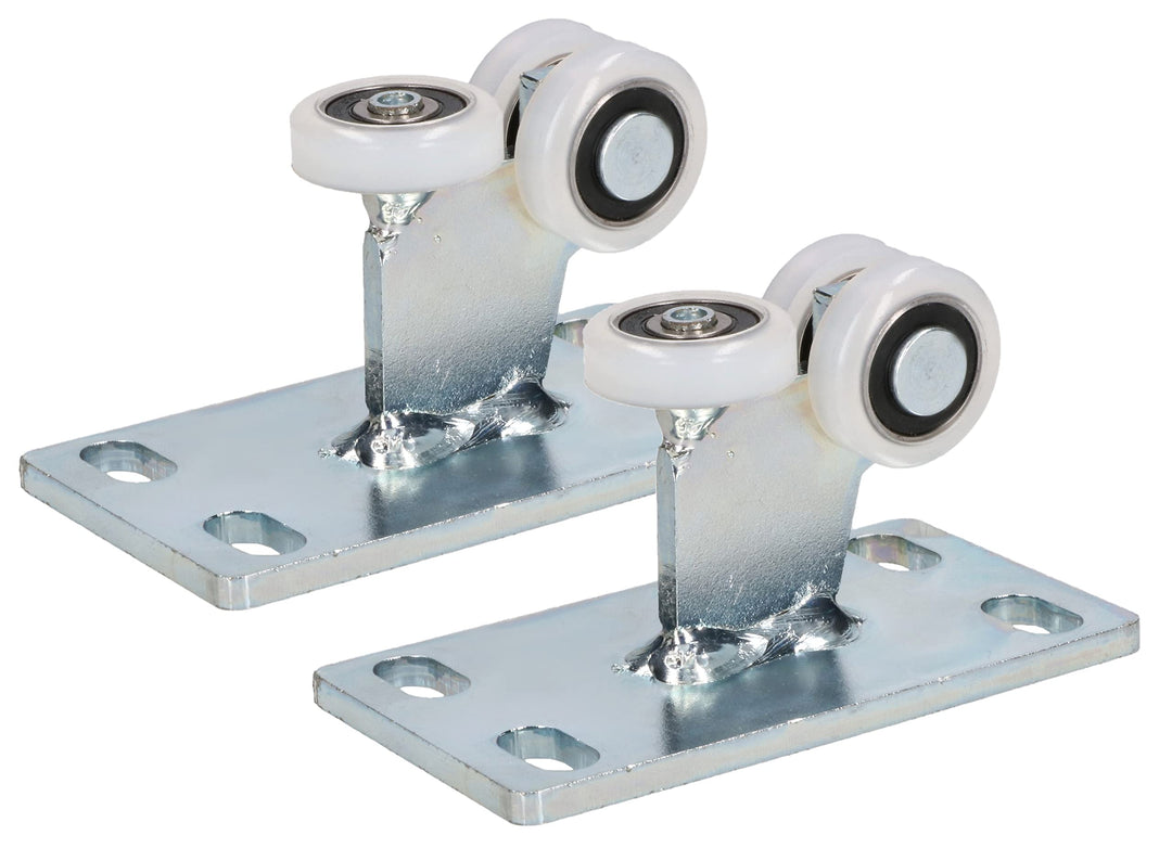 KOTARBAU® 2er Set Feste Laufrolle ohne Höhenregulierung Ø 25 3 Rollen Perfekt für verschiedene Schie