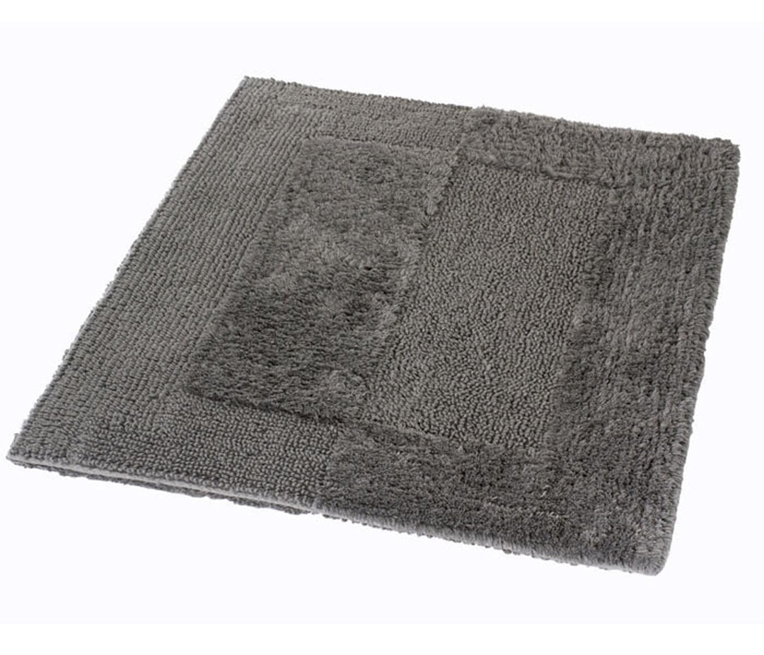 Kleine Wolke Havanna Badteppich, Baumwolle, Anthrazit, 1 cm, 55x65 cm 55x65 cm Anthrazit, 55x65 cm A